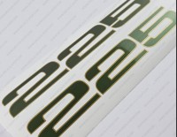 Aquasport 225 Osprey Boat Decals 8.5" x 1.2" 2pcs.